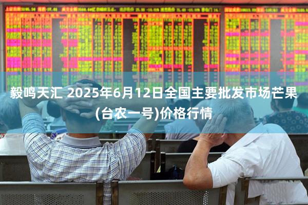 毅鸣天汇 2025年6月12日全国主要批发市场芒果(台农一号)价格行情