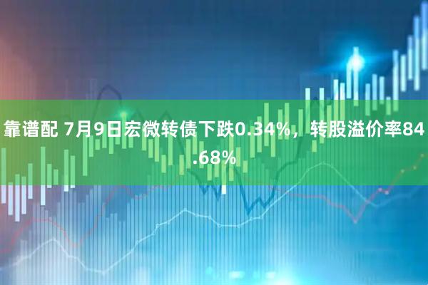 靠谱配 7月9日宏微转债下跌0.34%，转股溢价率84.68%