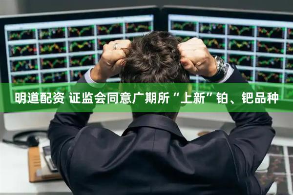 明道配资 证监会同意广期所“上新”铂、钯品种